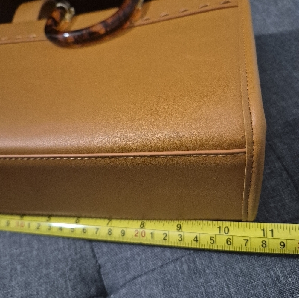 Tortoise Shell Top Handle Crossbody Shoulder Bag. NWOT - Picture 3 of 10